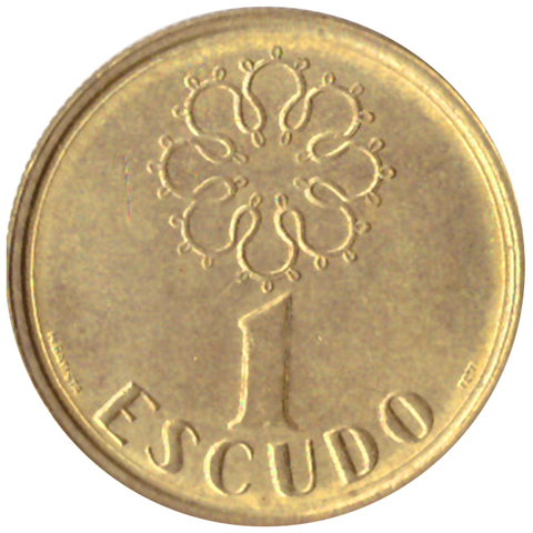 1 эскудо 1996 год, Португалия. aUNC