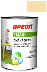 Эмаль универсальная акриловая Ореол глянцевая слоновая кость