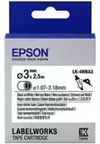 654903 Картридж EPSON с лентой LK4WBA3 (кабельная, термоусадочная, белая, текст черный, диаметр 3мм., длина 2.5м)