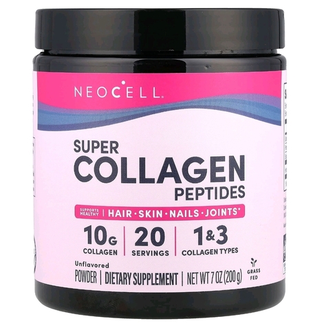 Neocell, пептиды суперколлагена, без вкусовых добавок,  200 г ( 7 унций )