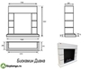 Биокамин в портале ДИАНА схема чертеж