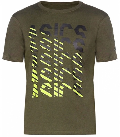 Футболка беговая Asics GPX Fade Tee Green мужская