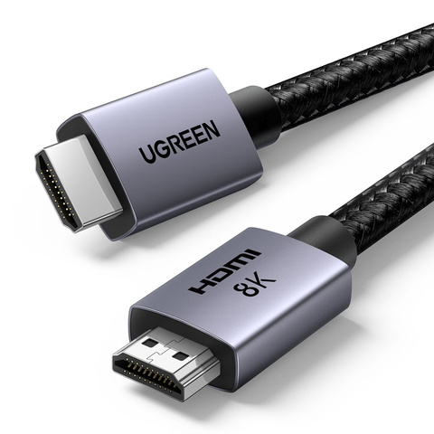 Кабель UGREEN HD171 (25907) HDMI 2.1 Male To Male 8K Cable 0,5м - Grey