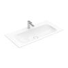 Villeroy&Boch 4164ABR1 Раковина, Villeroy&Boch, Finion, ширина, мм-1000, глубина, мм-500, высота, мм-100, отверстия для смесителя-одно, перелив-есть, тип перелива-скрытый, декор-без декора, материал-TitanCeram, грязеотталкивающее покрытие-CeramicPlus