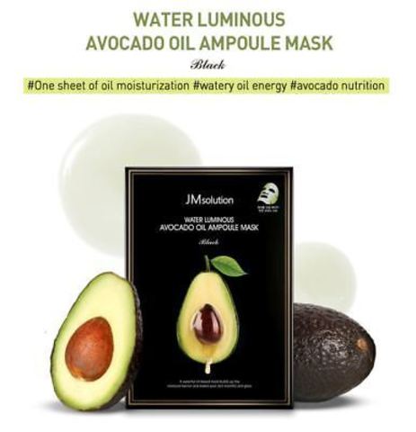 Питательная маска с авокадо JM Solution Water Luminous Avocado Oil Ampoule Mask