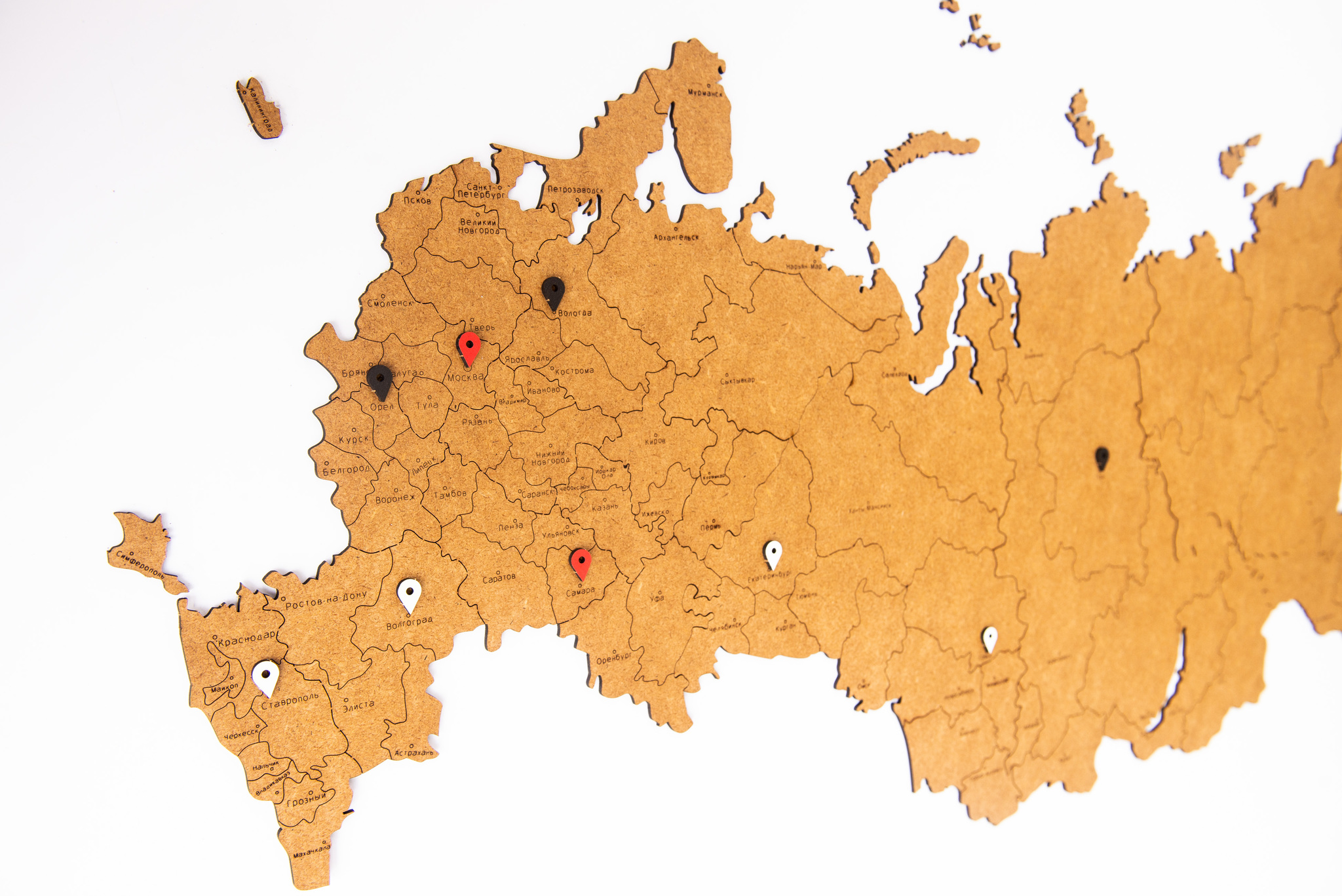 Изображение России на карте