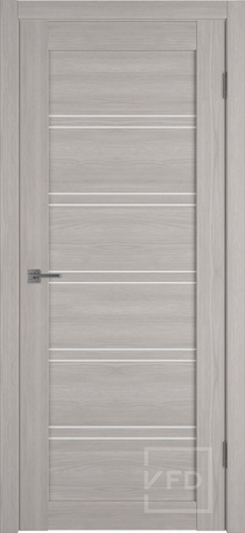 Межкомнатная дверь экошпон VFD (ВФД) Atum Pro 28 Stone Oak стекло White Cloud