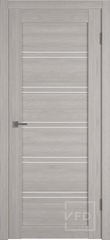 Межкомнатная дверь экошпон VFD (ВФД) Atum Pro 28 Stone Oak стекло White Cloud