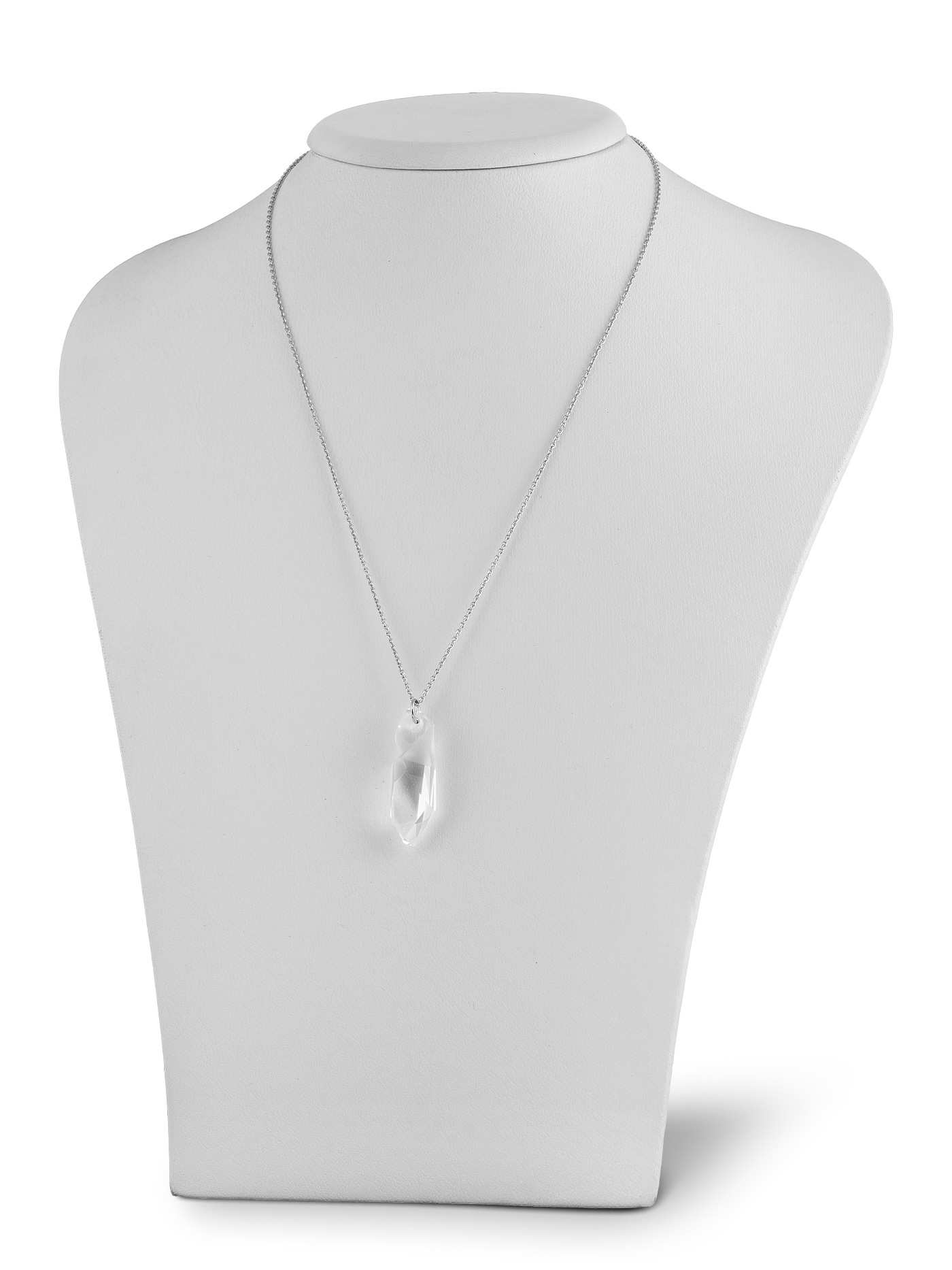 Серебряная подвеска с кристаллом Swarovski