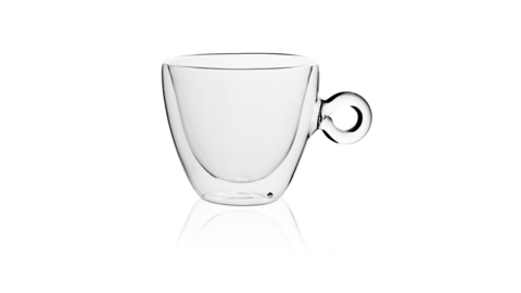 Набор чашек кофейных с блюдцами 4 предмета 165мл Luigi Bormioli