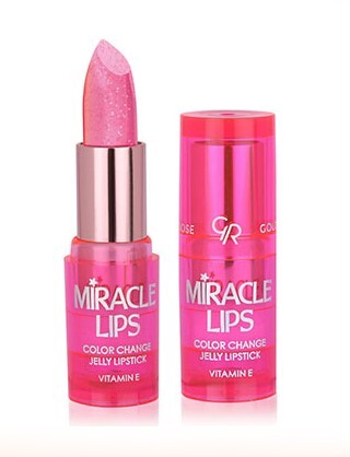 Golden Rose Помада гелевая для губ MIRACLE LIPS COLOR CHANGE JELLY LIPSTICK 101 BERRY PINK