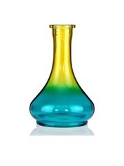 Колба для кальяна hookawell DropS "SeaSunSeT" (Желто-голубая)