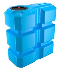 Емкость КН 1000 Ирпласт прямоугольная 1000 л. (1000 л.) вертикальный (1300x650x1525см;40кг;голубой) - арт.560334