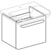 Шкафчик для раковины Geberit myDay, с выдвижным ящиком: B=49.5см, H=41см, T=43см, Белый / Высокоглянцевое покрытие