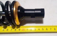 Амортизаторы 365 мм для Honda CB 900 F Hornet и др., черно-желтый.