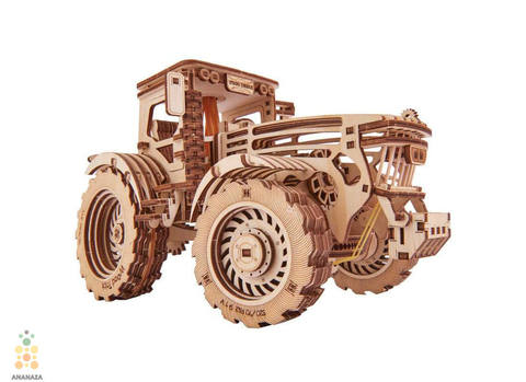 Трактор от Wood Trick - Деревянный конструктор, сборная модель, 3d пазл