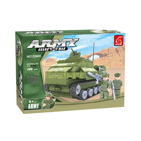 Игровой конструктор Ausini 22408 АРМИЯ (199 деталей в наборе)