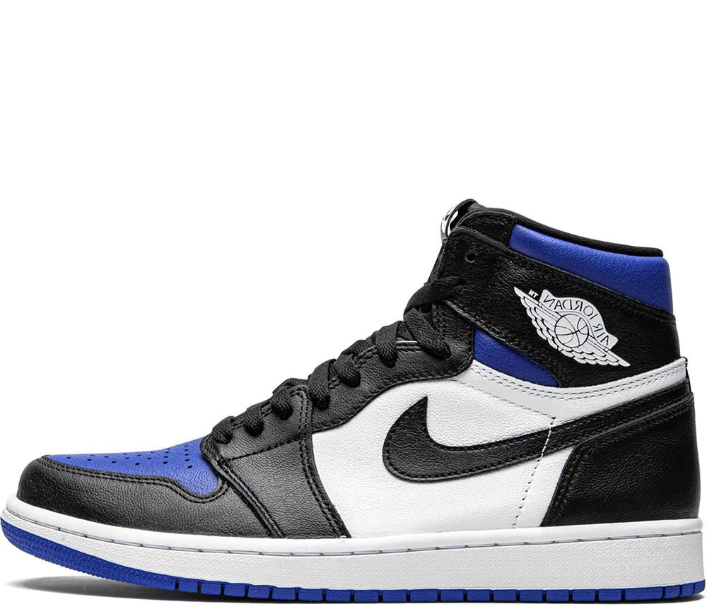 blue and black jordan 1 high top