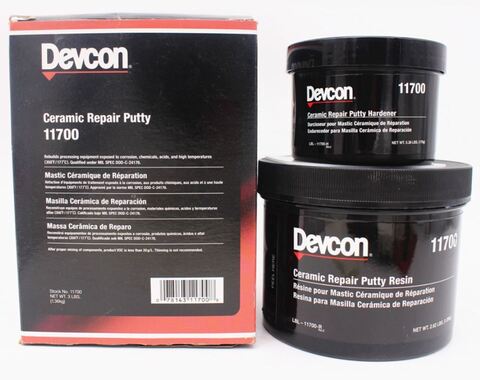 Devcon 11700 Ceramic Repair Putty - ремонтная двухкомпонентная паста на основе оксида алюминия - 1,36 кг