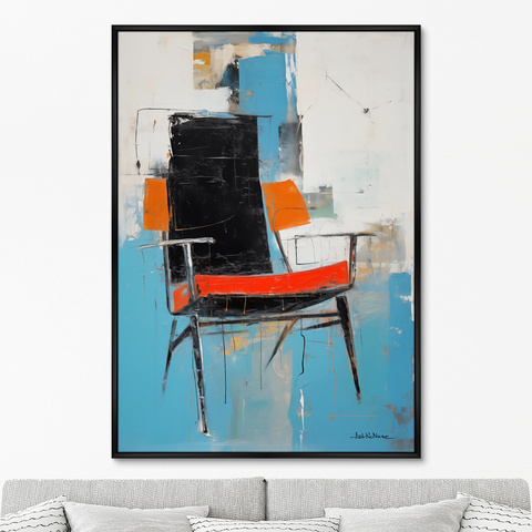 ArtNoMore - Репродукция картины на холсте Chair collection, No 2, 2024г.