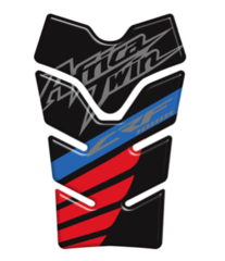 Наклейка на бак Honda Africa Twin черно-красная