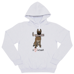 Толстовка "Малинуа любит людей"