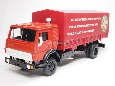 KAMAZ-5325 with awning Second World Congress of Tatars Elecon 1:43