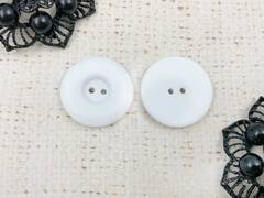 Пуговицы Fashion, d 2,1 см, белый