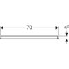 Зеркало с подсветкой Geberit Option Basic, двухсторонняя подсветка: B=70см, H=65см