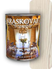 Масло для интерьера Kraskovar Deco Oil Interior белоснежный