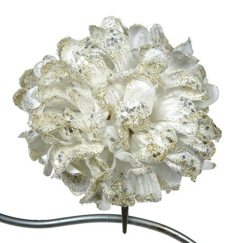 Цветок георгина на клипсе 13см Goodwill Dahlia Flower On Clip