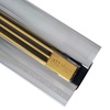Желоб BERGES водосток SUPER Slim 800, золото глянец, S-сифон D50/105 H50 вертикальный