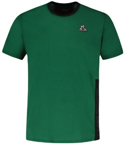 Теннисная футболка Le Coq Sportif TECH Tee Short Sleeve N°1 SS23 - vert fonc_ camuset