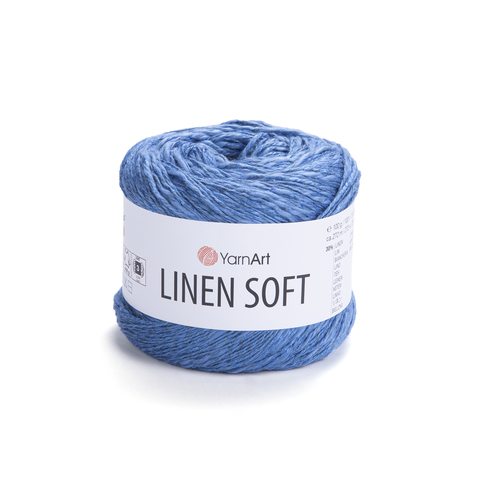 Пряжа YarnArt Linen Soft 7318 сердце океана