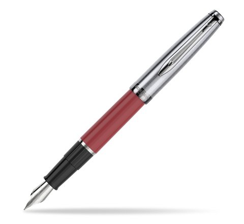 Ручка перьевая Waterman Embleme Red CT, F (2100404)