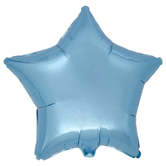 Воздушный шар Звезда 44см (Голубая)