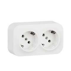 Quteo Розетка 2х2к +3 п/подкл белый 782237