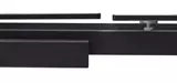 фото 5 Стол ADRIA 160 SMOKED BLACK GLASS Дымчато-черное стелко/ черный каркас, DISAUR на profcook.ru