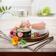 ENSO консервы для взрослых кошек паштет с кроликом и зеленой фасолью 100 гр