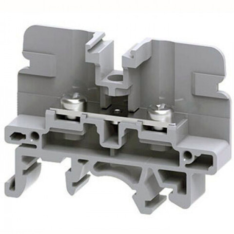 Клемма проходная с болтовым М3 креплением проводника 0,5-6mm2/ 41A/1000V