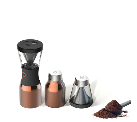 Кофеварка портативная Asobu Cold Brew (1 литр), медная