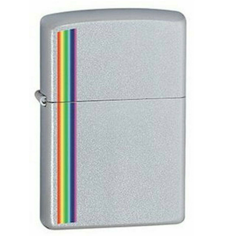 Зажигалка Zippo, латунь/сталь, серебристая, с покрытием  Satin Chrome 36х12х56 мм (24340 Colors) | Wenger-Victorinox.Ru