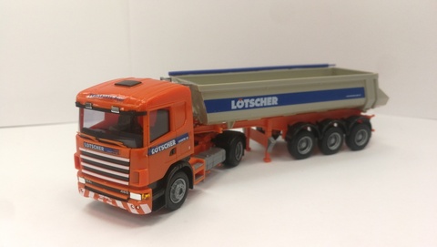 Грузовик SCANIA, пп самосвал LÖTSCHER