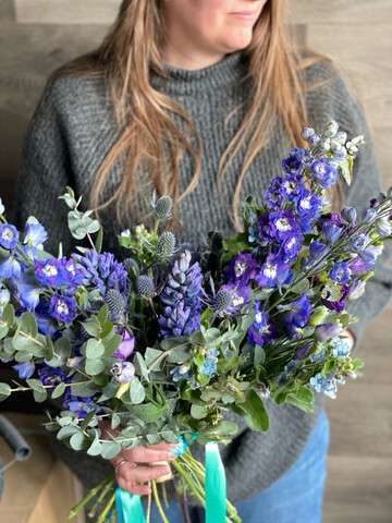 Букет "Синий вечер"