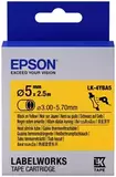 654906 Картридж EPSON с лентой LK-4YBA5 (термоусаживаемая трубка, d5мм, 2.5м, желт./черн.)