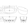 BelBagno BB707-1860-880 Акриловая ванна BelBagno BB707-1860-880