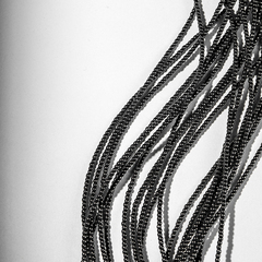 Гематин (гематит), оттенок "Gun metal", шар (разделитель) 2мм