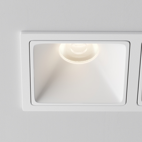 Встраиваемый светильник Maytoni Alfa led DL043-02-10W4K-SQ-W-1