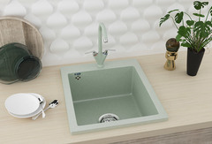 ULGRAN U-404  Односекционная мойка с отверстием под смеситель