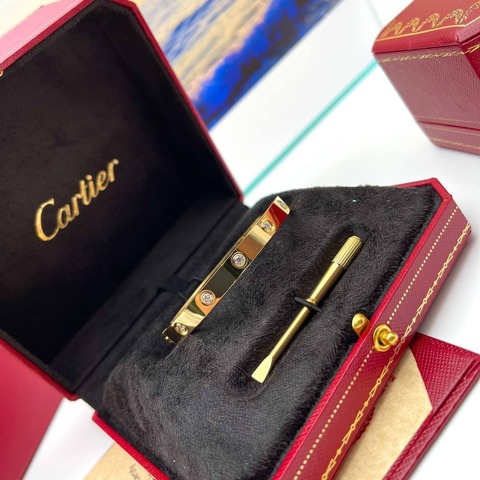 Браслет Cartier Love Yellow Diamonds Vgold